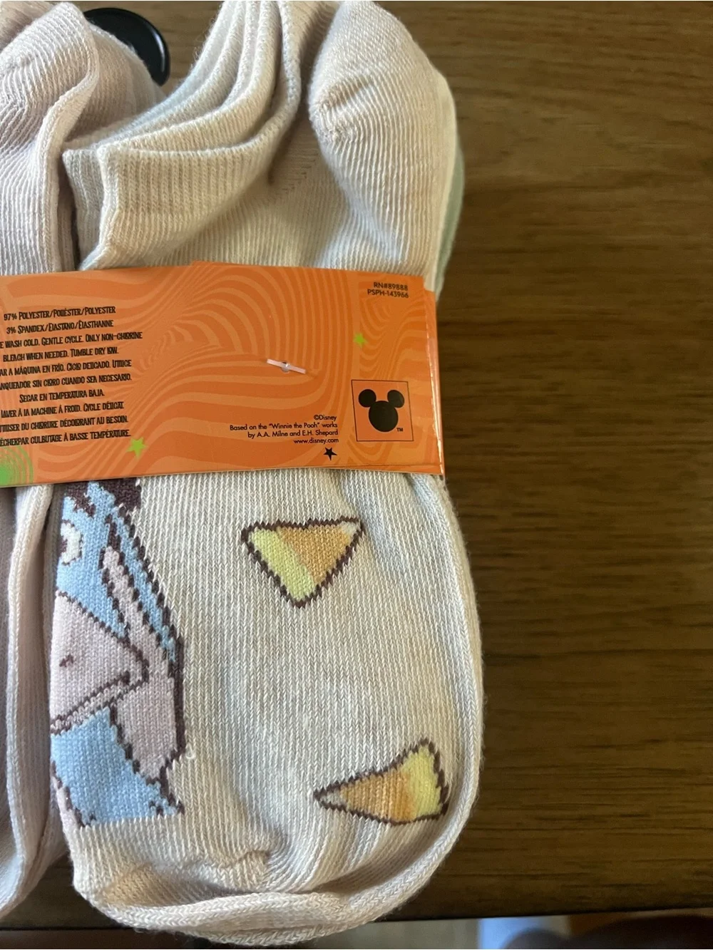 NWT Disney Winnie the Pooh Halloween Fall Socks - 12 pack!